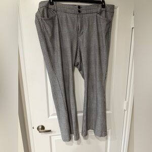 Torrid Black and White Patterned Pants